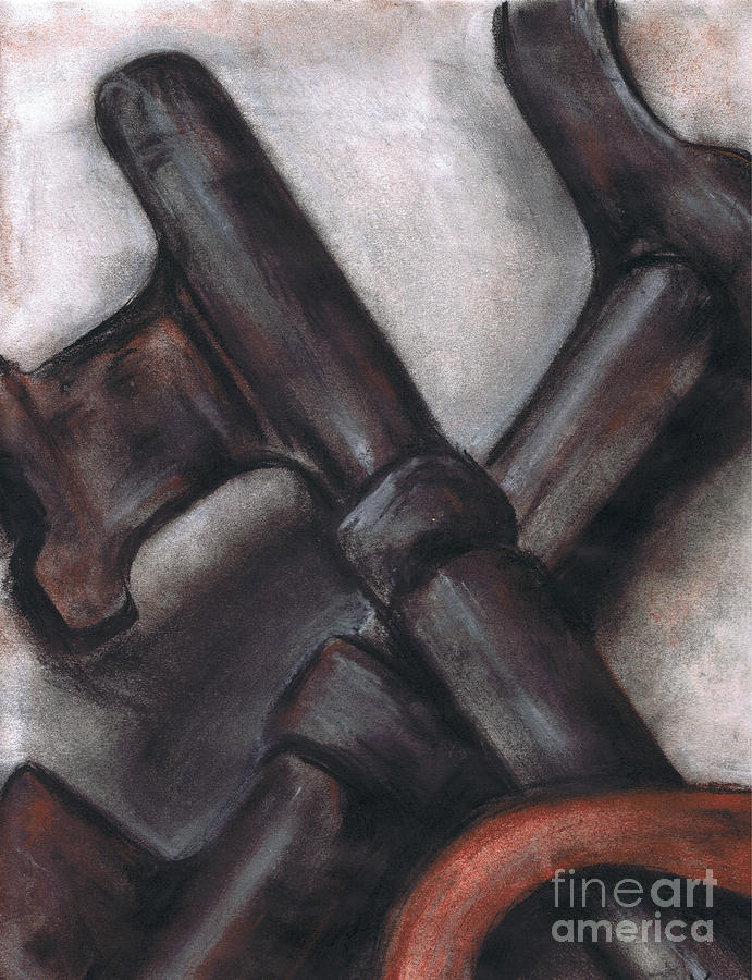 Skeleton Keys No. 1 Painting by Kristine Kainer