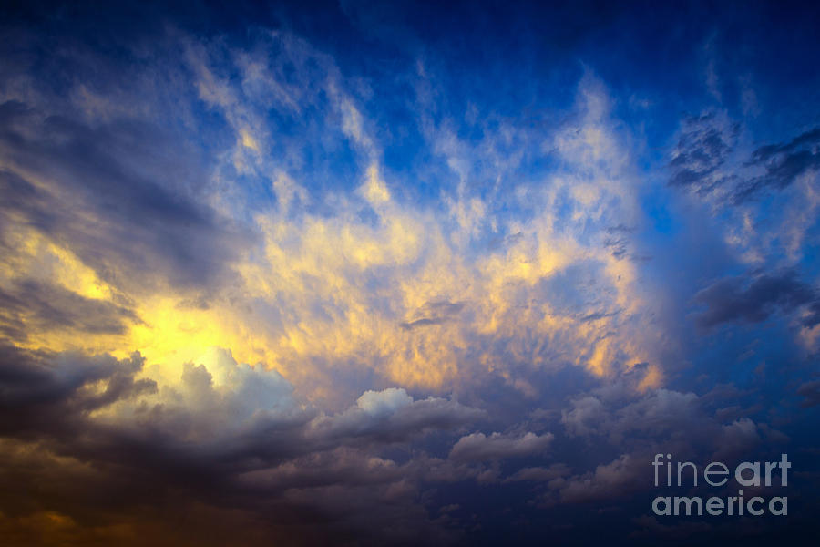 Sky and cloud #1 Photograph by Nir Ben-Yosef