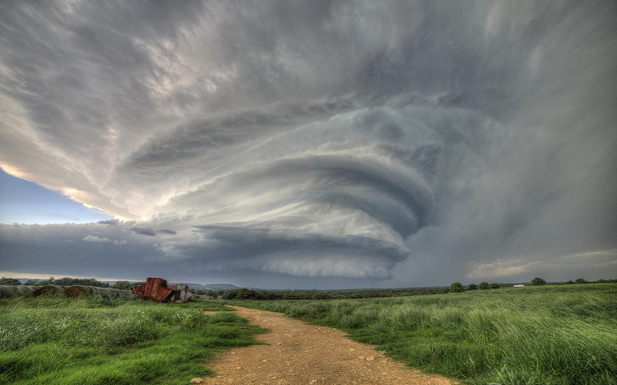 Storm Photograph - Sky Monster by Brandon Sullivan Storm Photograph - Sky Monster by Brandon Sullivan