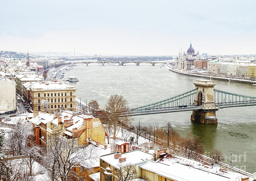 skyline  of  Budapest, Hungary #1 Photograph by Anastasy Yarmolovich