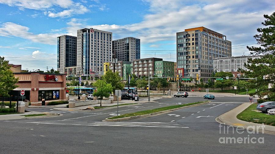 Skyline Of Wheaton, Maryland Photograph By Ben Schumin - Pixels