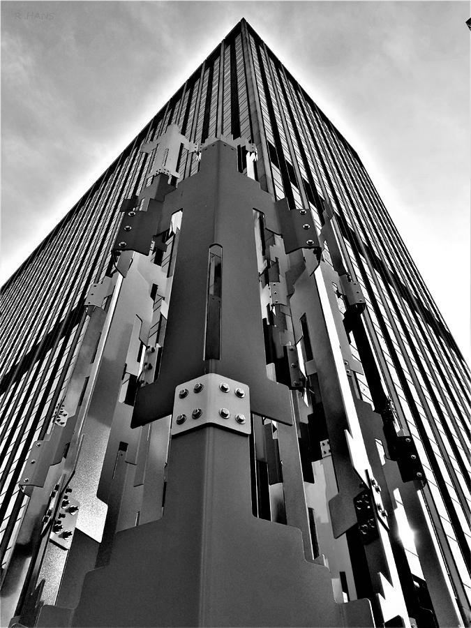 Slats And Architecture B W Photograph By Rob Hans - Fine Art America