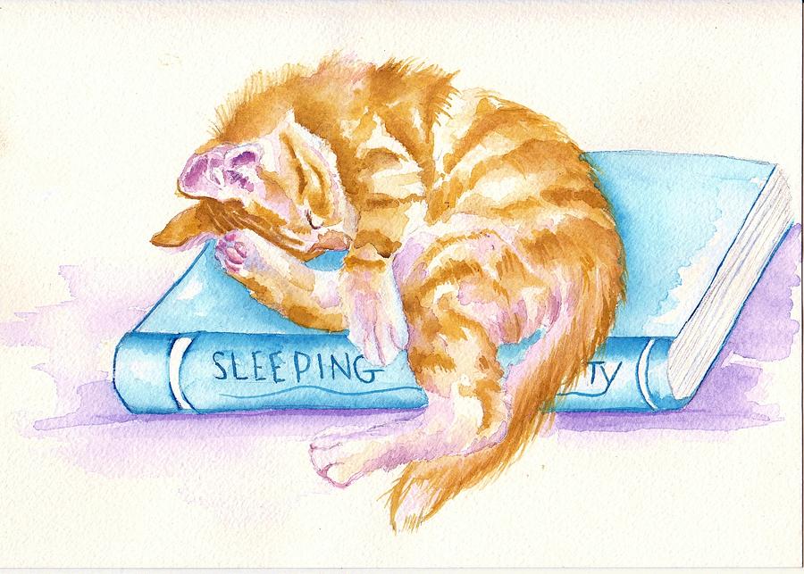 Sleeping Beauty Painting by Debra Hall