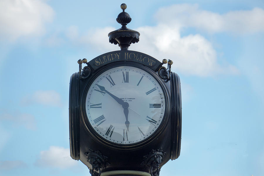 Sleepy Hollow Clock Photograph by Sue Schwer - Fine Art America