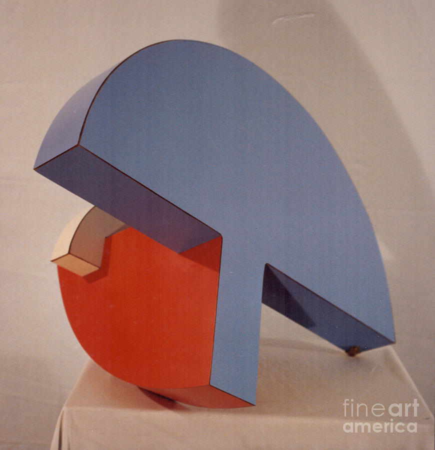 Small Disc Form #2 Sculpture by Robert F Battles