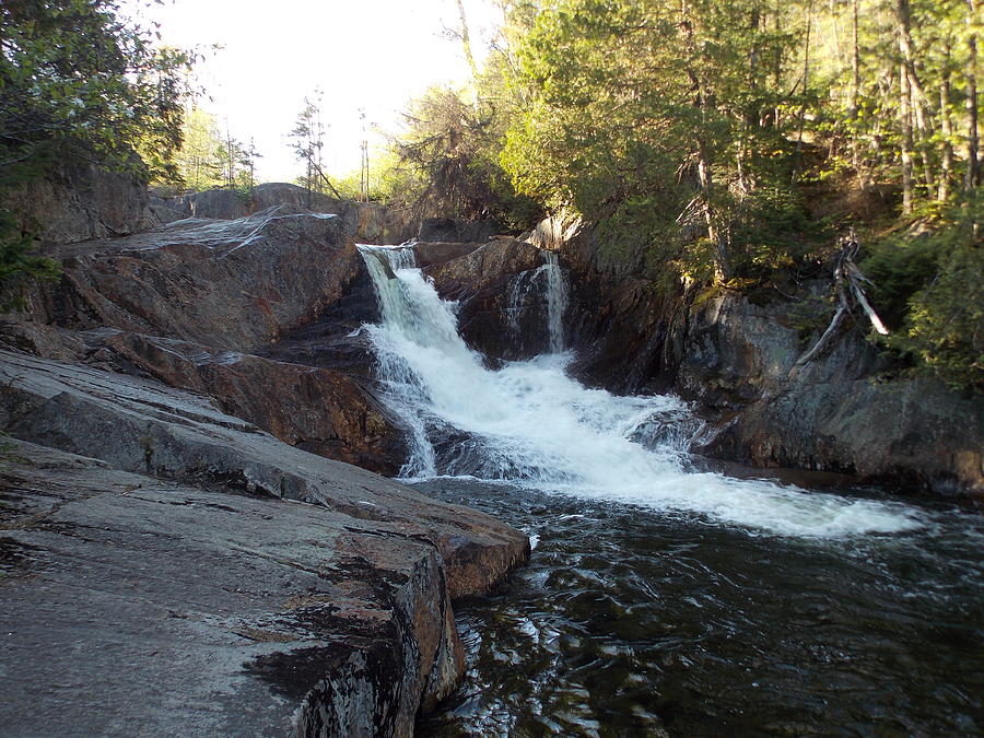 Small Falls in Madrid Maine #1 Photograph by Catherine Gagne