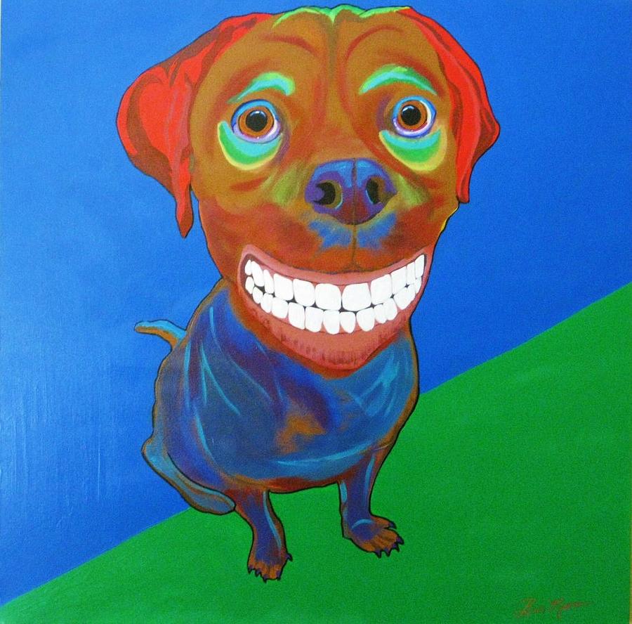 Smiley #1 Painting by Bill Manson