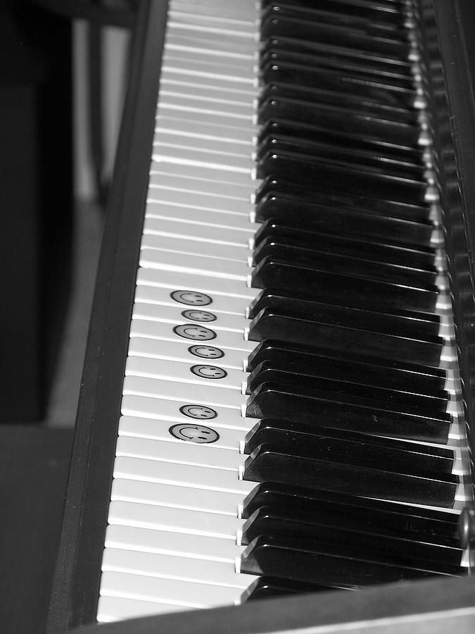 Smiley Keyboard #1 Photograph by Lila Mattison