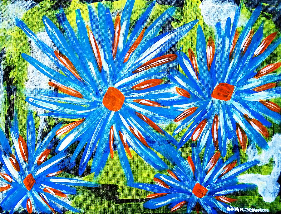 Smiling at you #1 Painting by Gina Nicolae Johnson