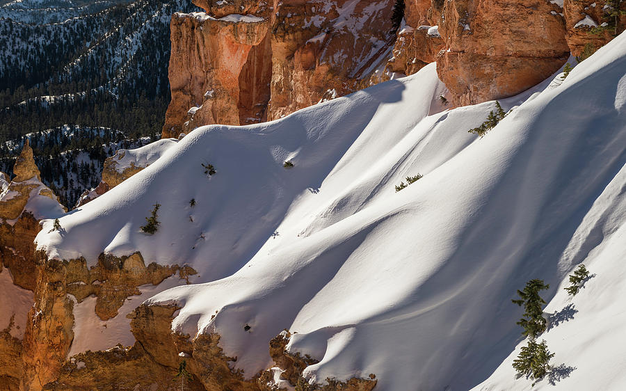 Bryce Canyon National Park Photograph - Snow Drift #1 by Joseph Smith