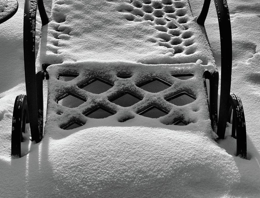 Snow Lounge Chair #1 Photograph by Lyle Crump