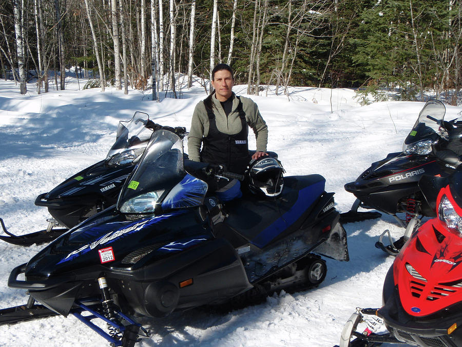 Snowmobiling #1 Photograph by Brook Burling