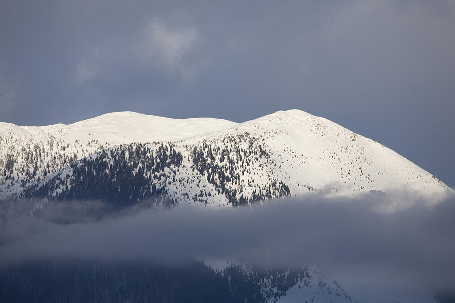 Snowy Alpine peak #1 Photograph by Ian Middleton