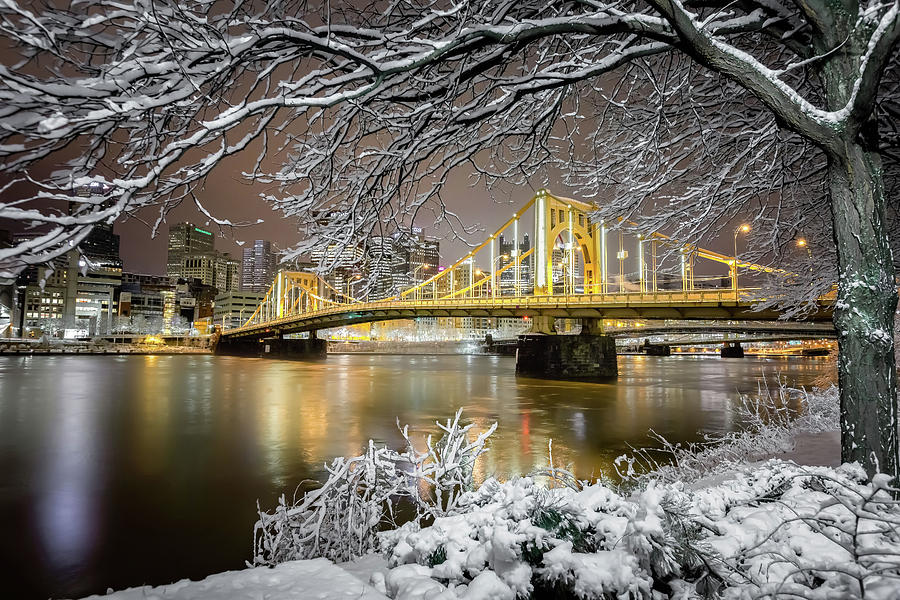 Snowy Pittsburgh Photograph by James McGreehan Pixels