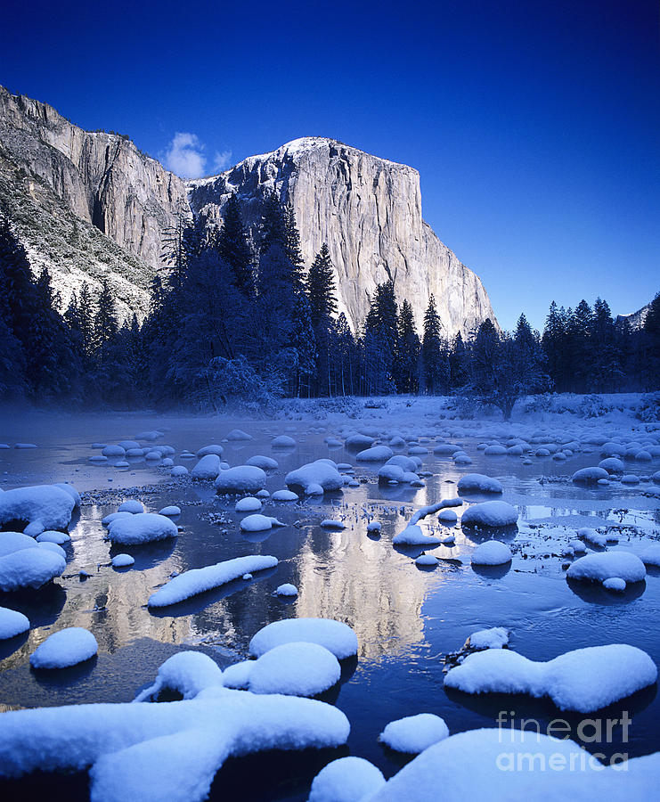 Snowy Yosemite Valley #1 Photograph by Michael Howell - Printscapes