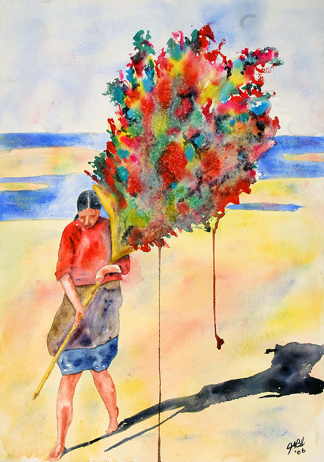 Beach Painting - Sofia by Joyce Ann Burton-Sousa