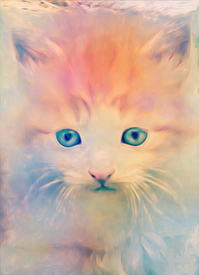 Soft Kitty Digital Art