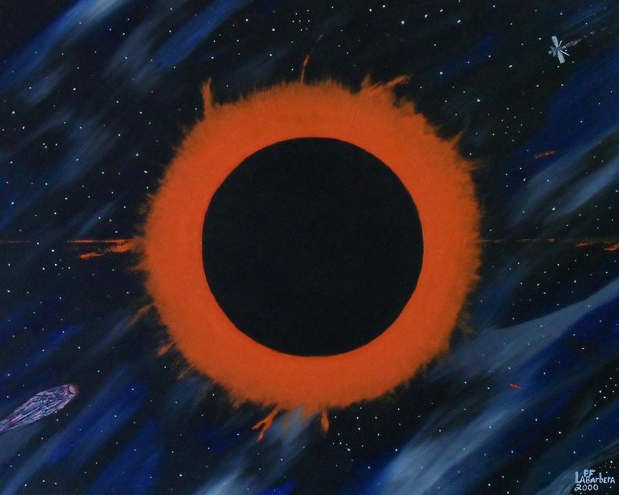 Solar Eclipse Painting By Paul F Labarbera   1 Solar Eclipse Paul F Labarbera 