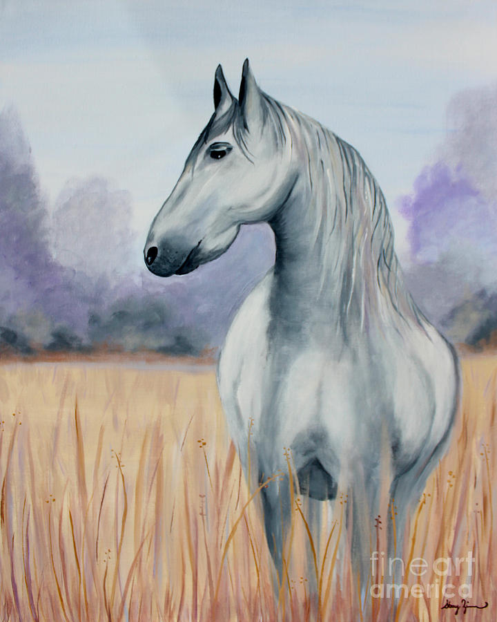 Solemn Spirit #1 Painting by Stacey Zimmerman