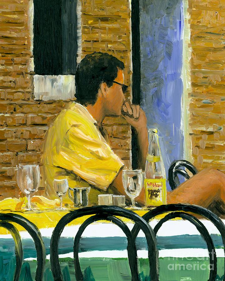 Wine Painting - Somewhere In Venice #1 by Michael Swanson