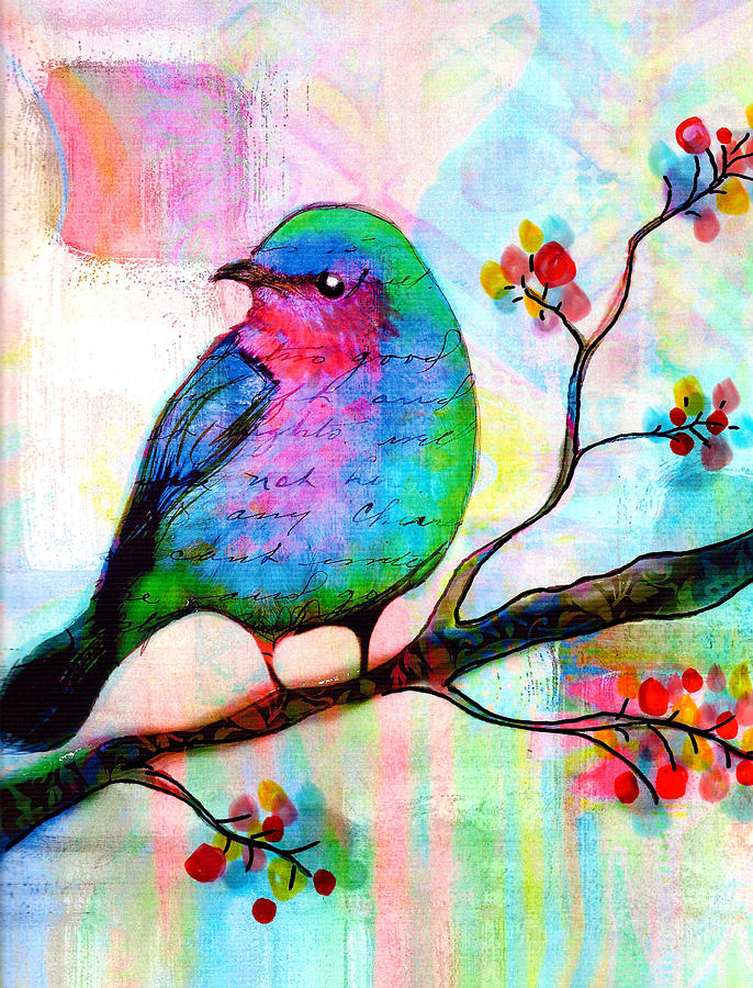 Songbird #2 Painting by Robin Mead