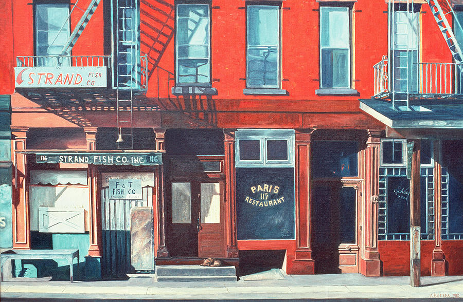 Fish Painting - South Street by Anthony Butera