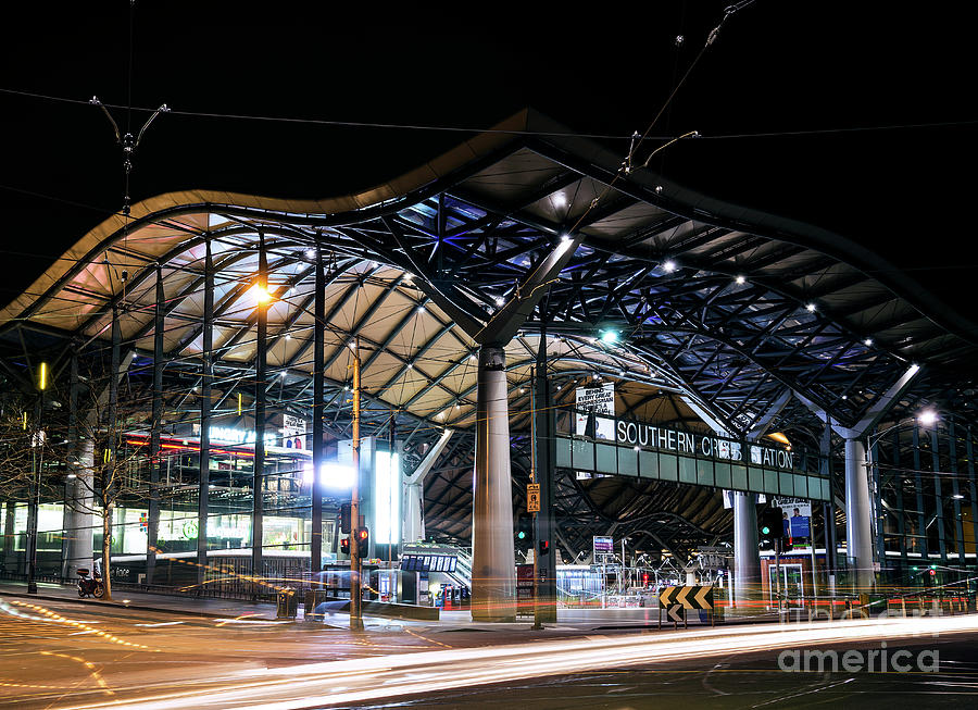 Southern Cross Railway Station In Central Melbourne Australia At #1 Photograph by JM Travel Photography