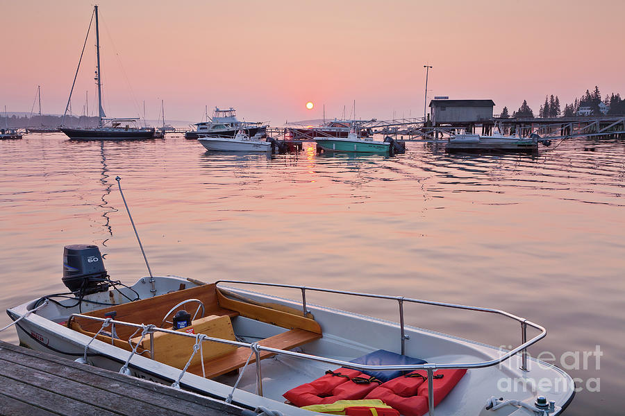 Southwest Harbor Sunrise #1 Photograph by Susan Cole Kelly