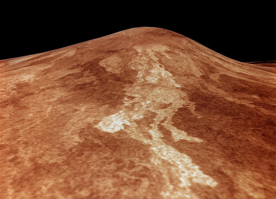 Space: Venus, 1991 #1 Photograph by Granger