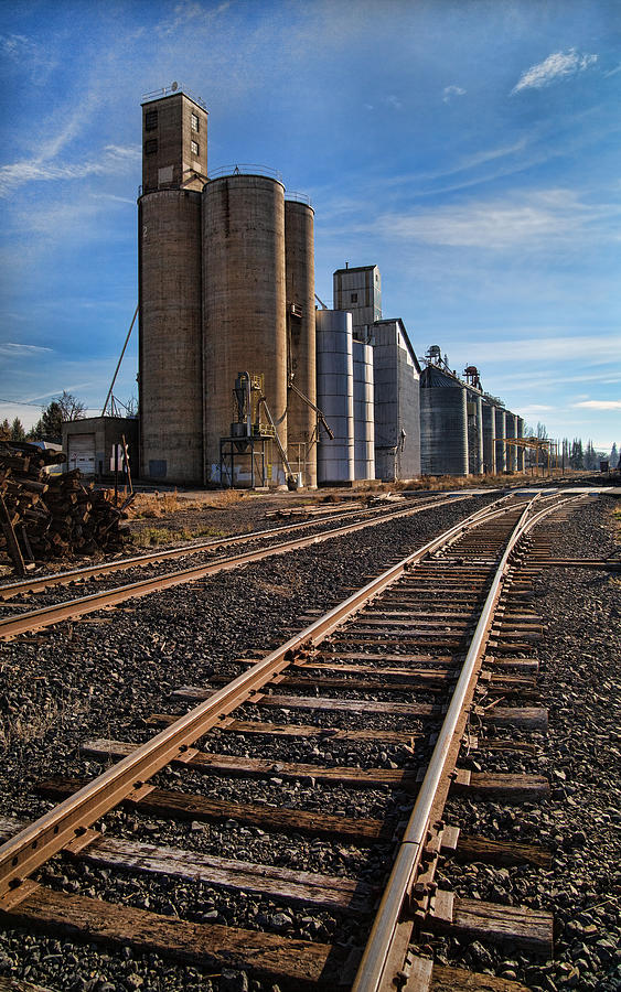 Spangle Grain Elevator #2 Photograph by Paul DeRocker