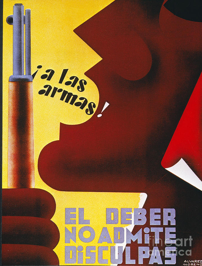 Spanish Civil War, 1937 #1 Photograph by Granger