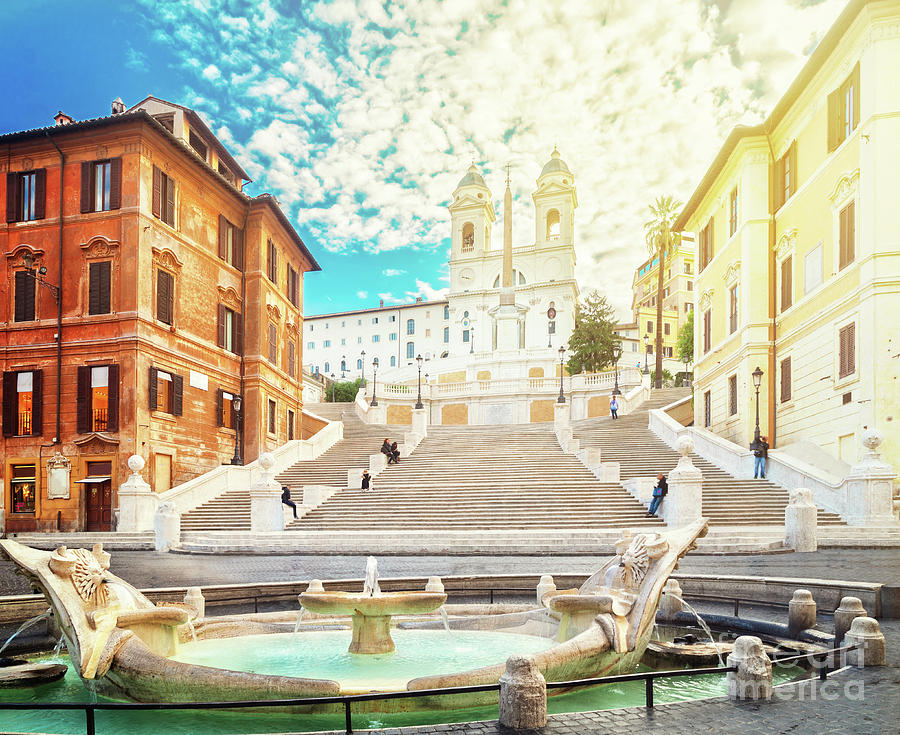 Spanish Steps, Rome Photograph by Anastasy Yarmolovich