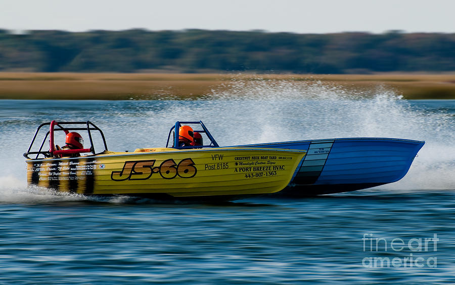 Speed boats at Wildwood Crest HydroFest - New Jersey #1 Photograph by Anthony Totah