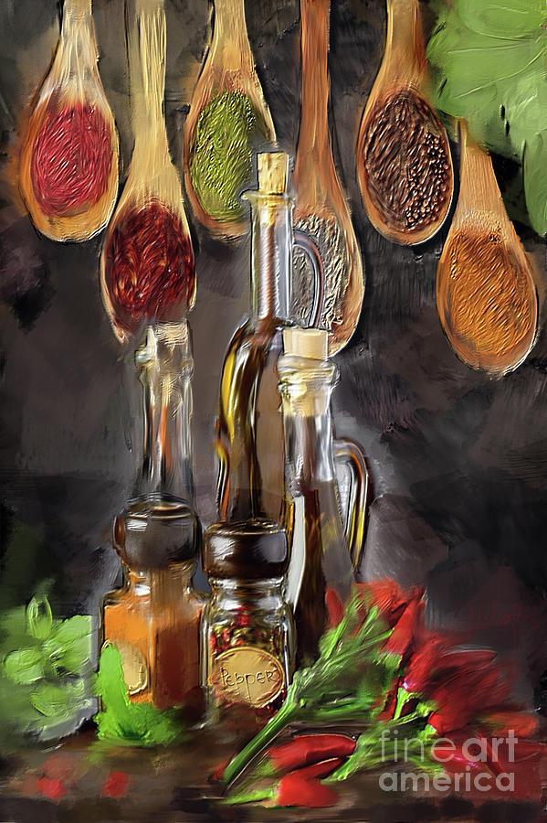 Spices #1 Mixed Media by Melanie D