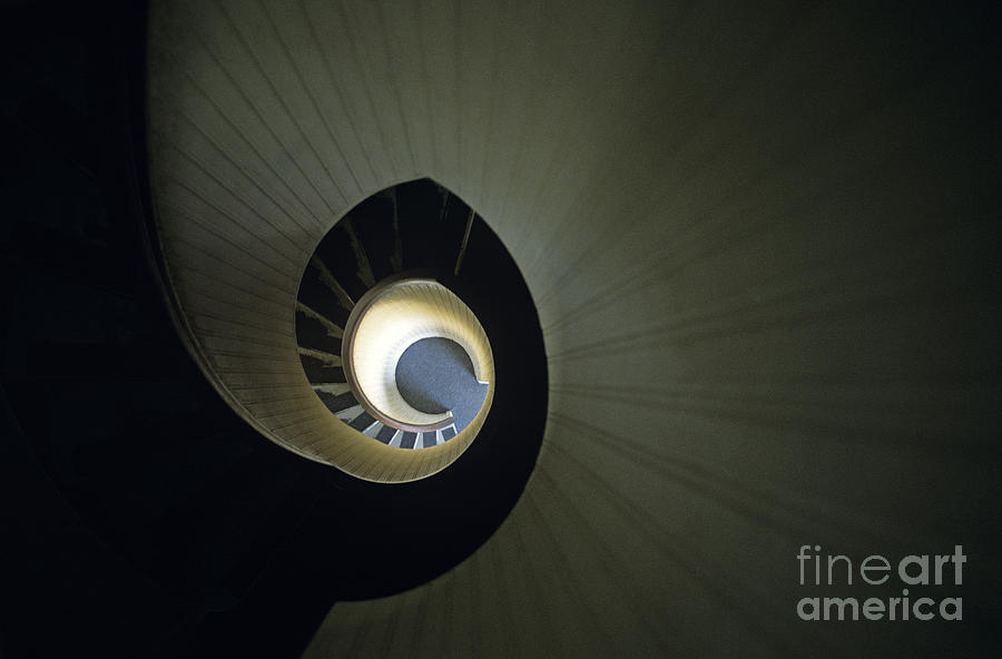 Spiral staircase  #1 Photograph by Jim Corwin