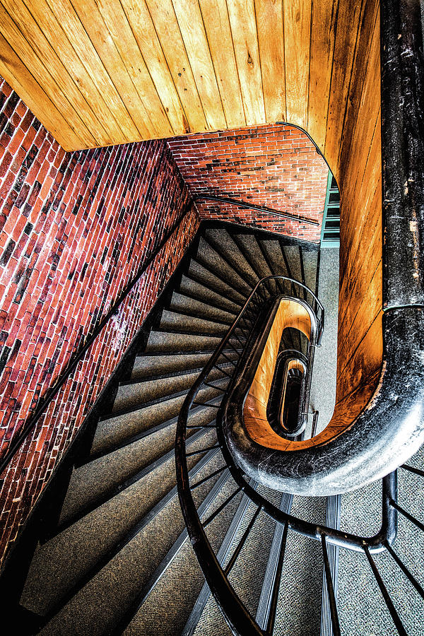 Spiral Stairwell Photograph by Robert Clifford - Fine Art America