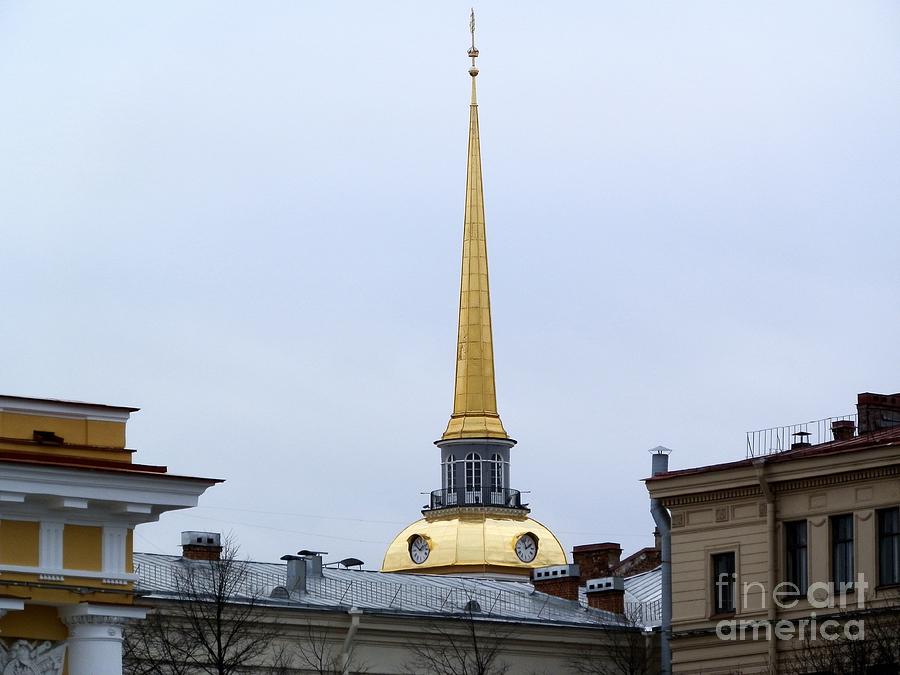 Spire in St. Petersburg #1 Photograph by Margaret Brooks