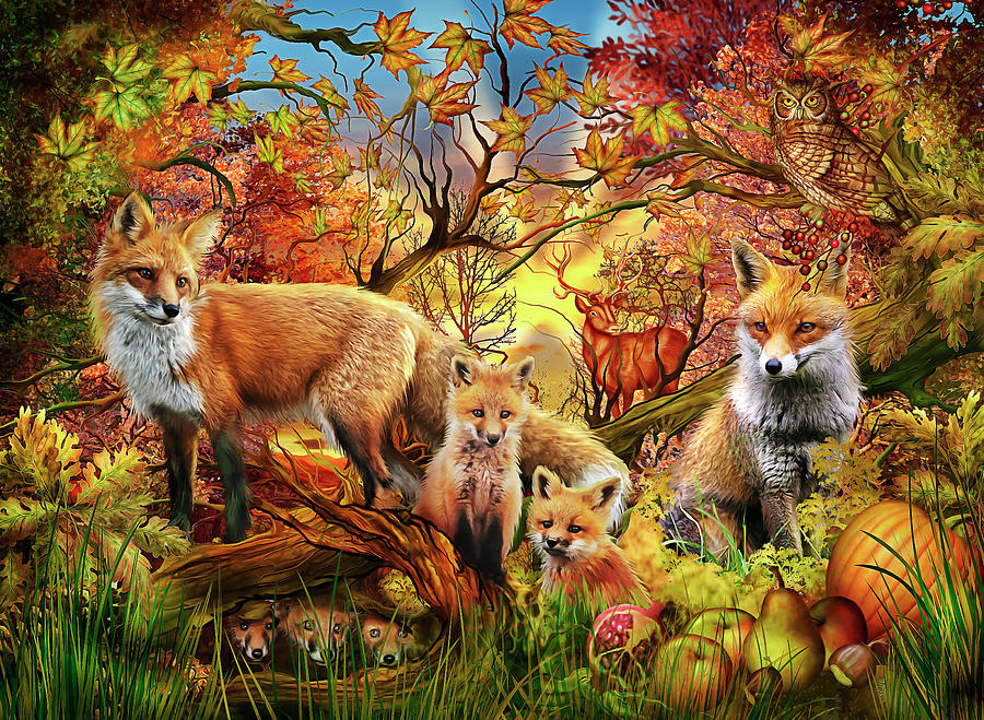 Spirit of Autumn #1 Digital Art by Ciro Marchetti