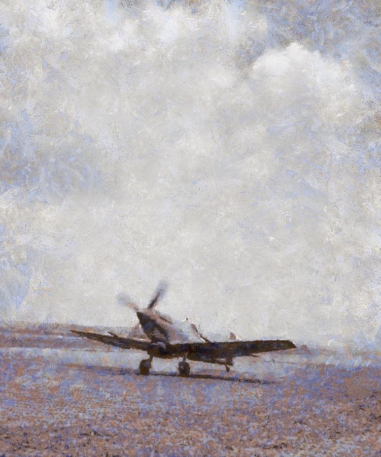 Spitfire #1 Painting by Esoterica Art Agency
