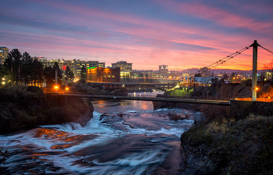 Spokane Photograph - Spokane River #1 by James Richman