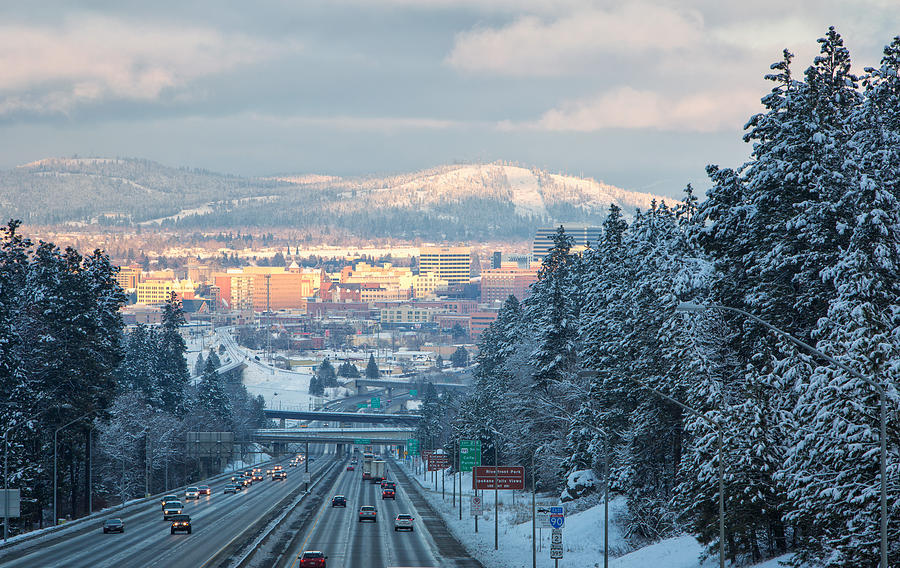 Spokane Winter Photograph by James Richman - Pixels