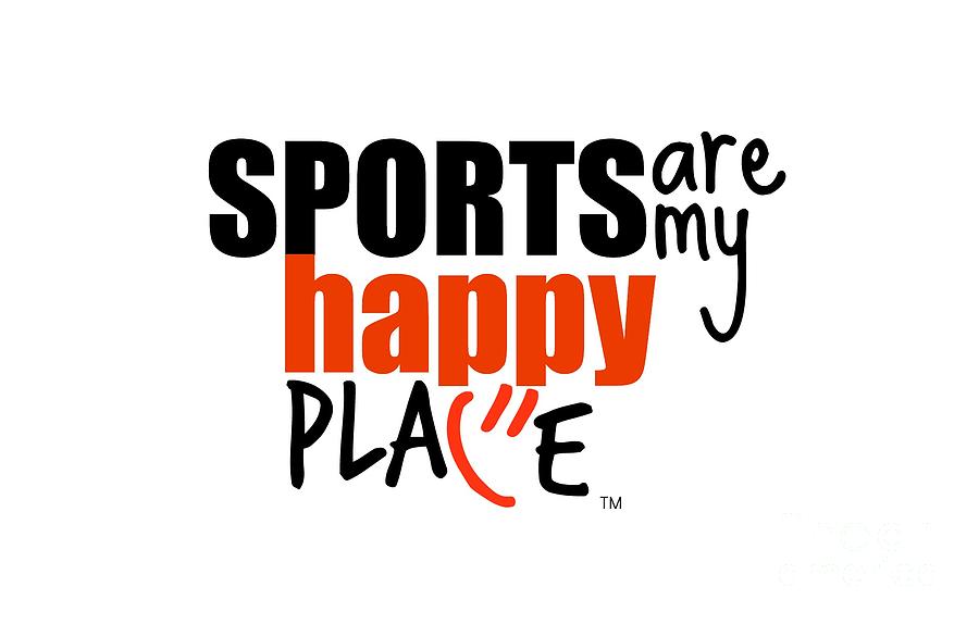 Sports are My Happy Place #1 Digital Art by Shelley Overton