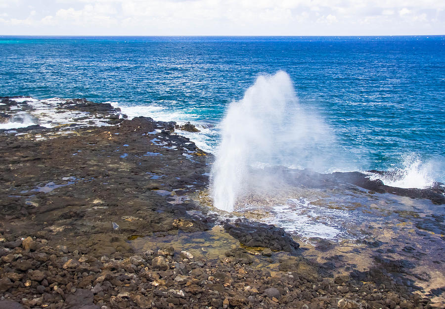 Spouting Horn Kauai Photograph By Scott Harris - Fine Art America