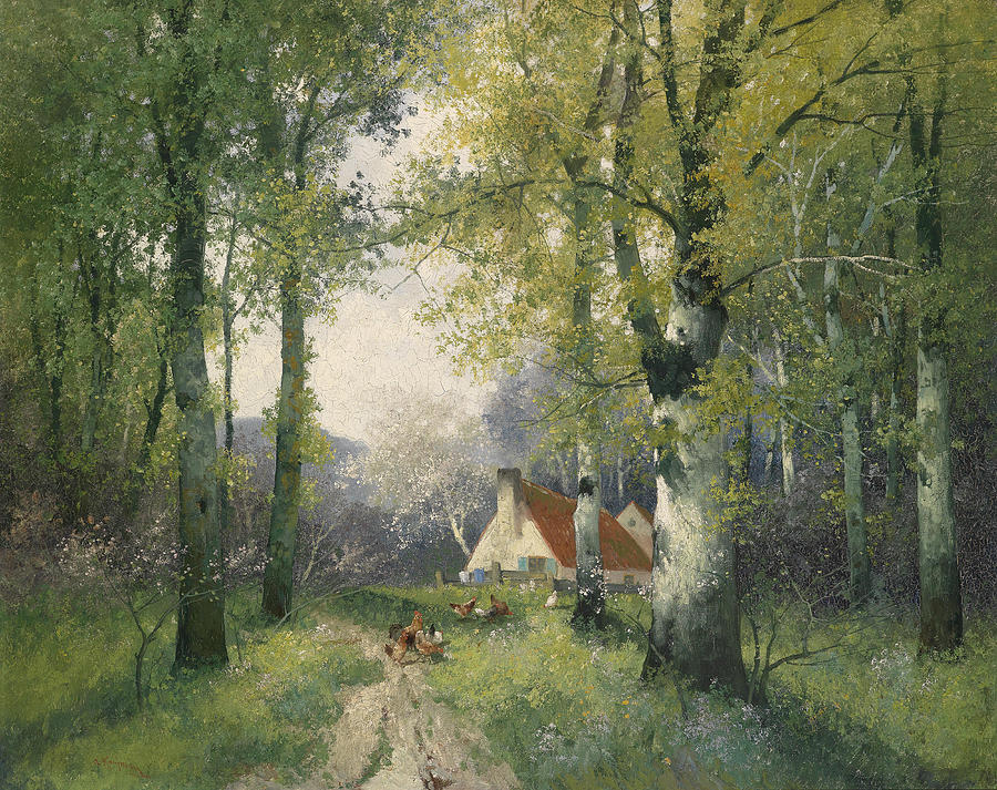 Spring #2 Painting by Adolf Kaufmann