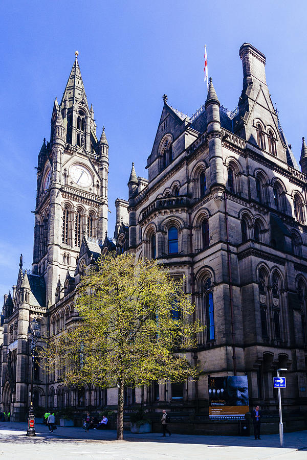 Spring at Manchester Town Hall #2 Photograph by Laura Tucker