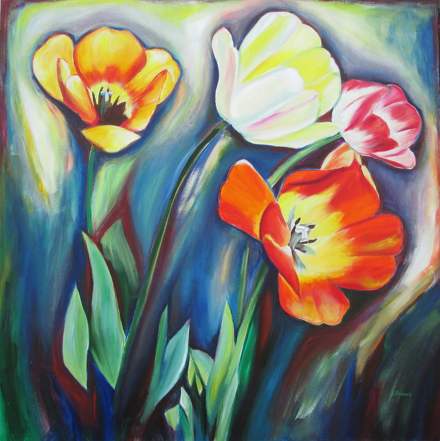 Spring is Here #1 Painting by Sheila Diemert