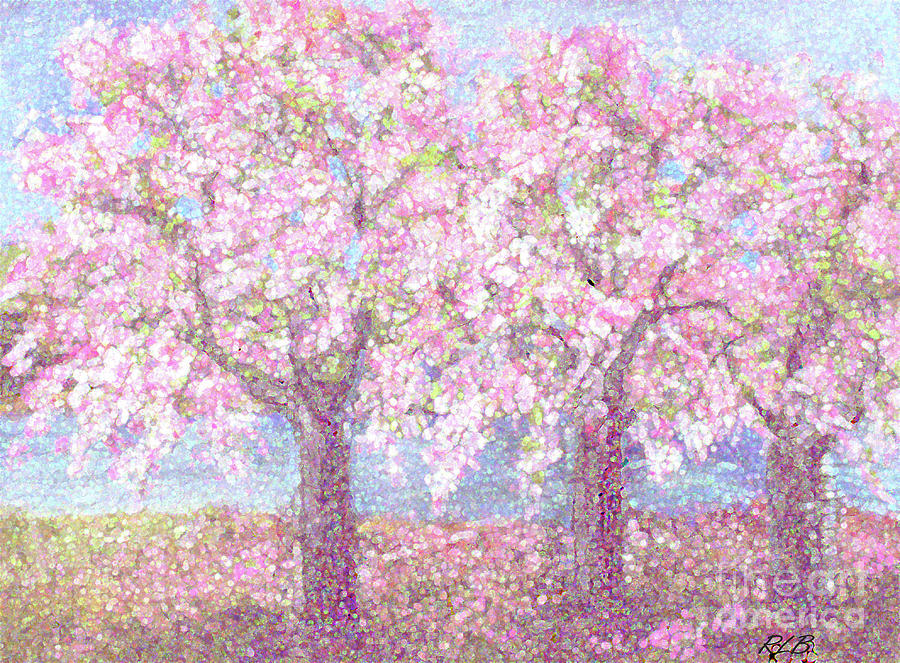 Spring Sprung Along the Charles Painting by Rita Brown