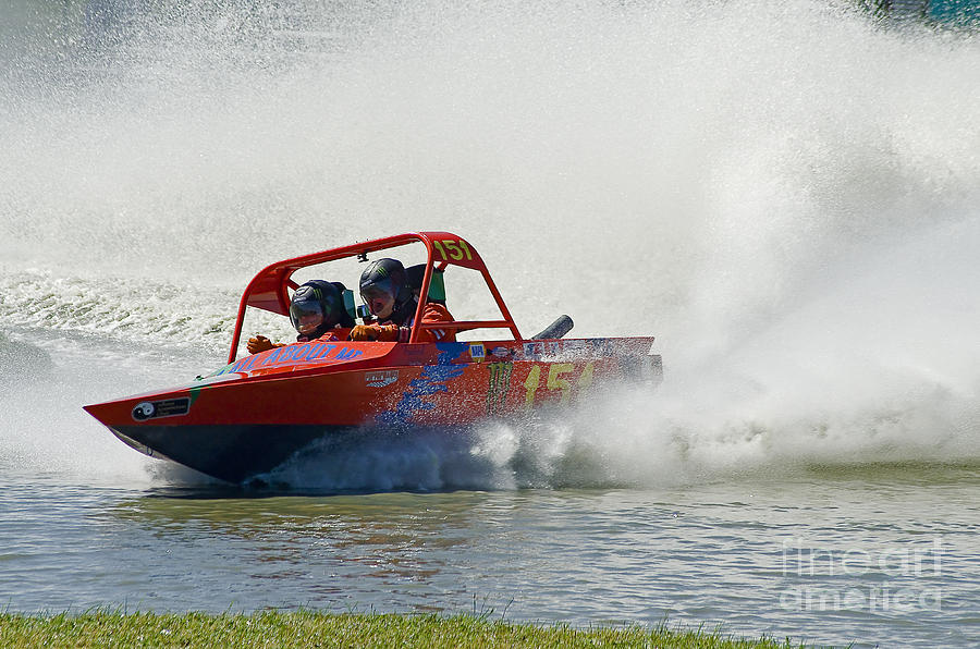 Sprint Boat Racing #1 Photograph by Nick Boren