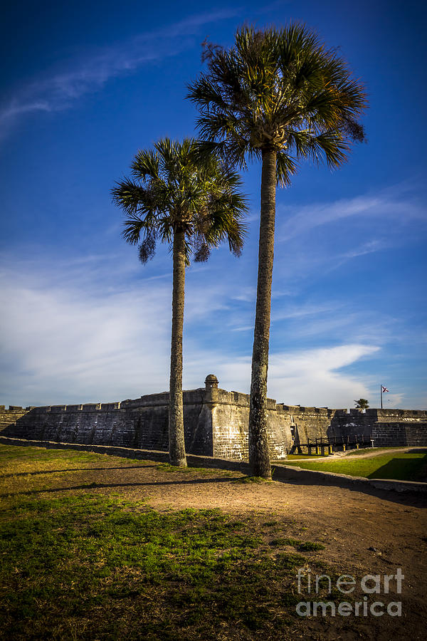 Spring Photograph - St. Augustine Fort #2 by Marvin Spates