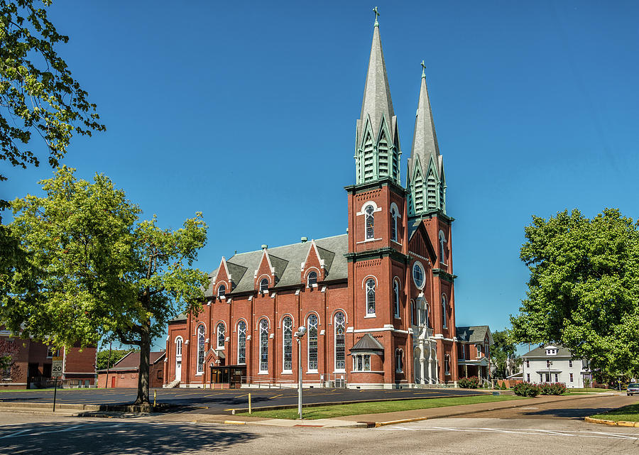 St Boniface Catholic Church Photograph by Denny Riffert - Pixels